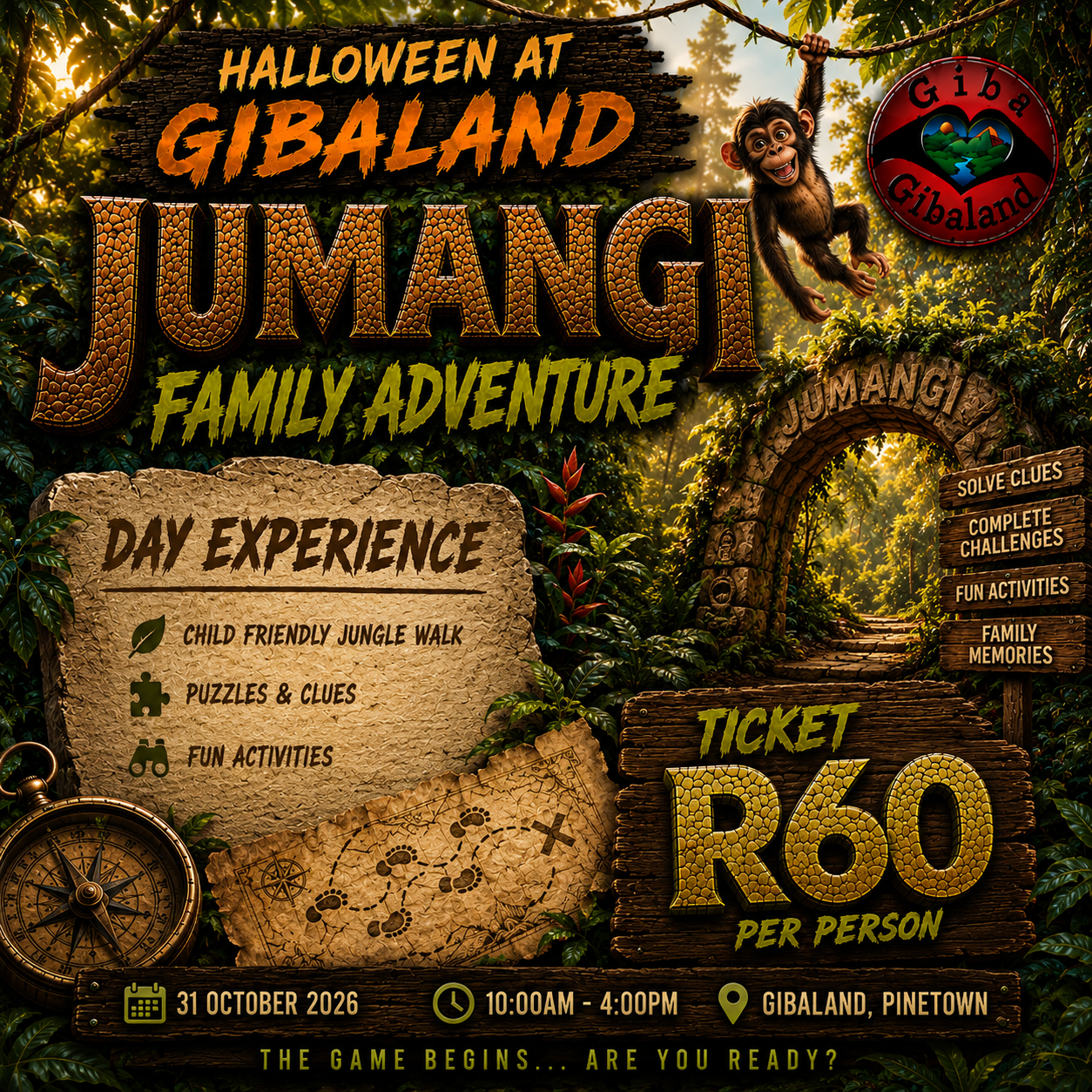 JumanGi Gibaland Halloween Family Adventure